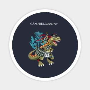 Clanosaurus Rex CAMPBELLsaurus rex Campbell MODERN Scotland Ireland Family Tartan Magnet